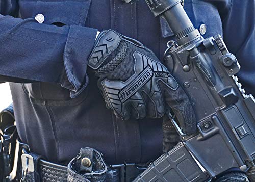 Ironclad Command Tactical Impact, Touch Screen Gloves Conductive Palm And Fingers, Impact Protection, Durable, Performance Fit, Machine Washable, Sized S, M, L, Xl, Xxl (1 Pair) (Large, Black) #TOP4