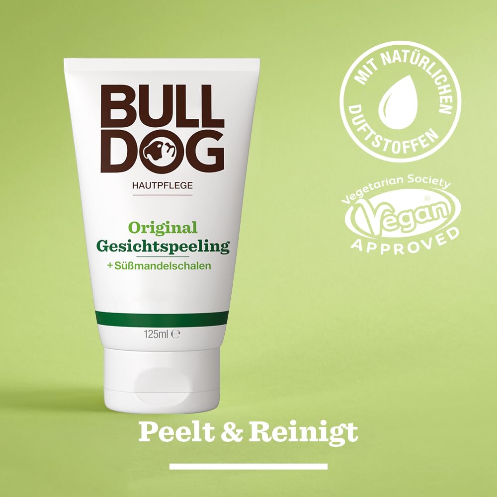 Bulldog Oryginalny peeling męski, 1 opakowanie (1 x 125 ml)