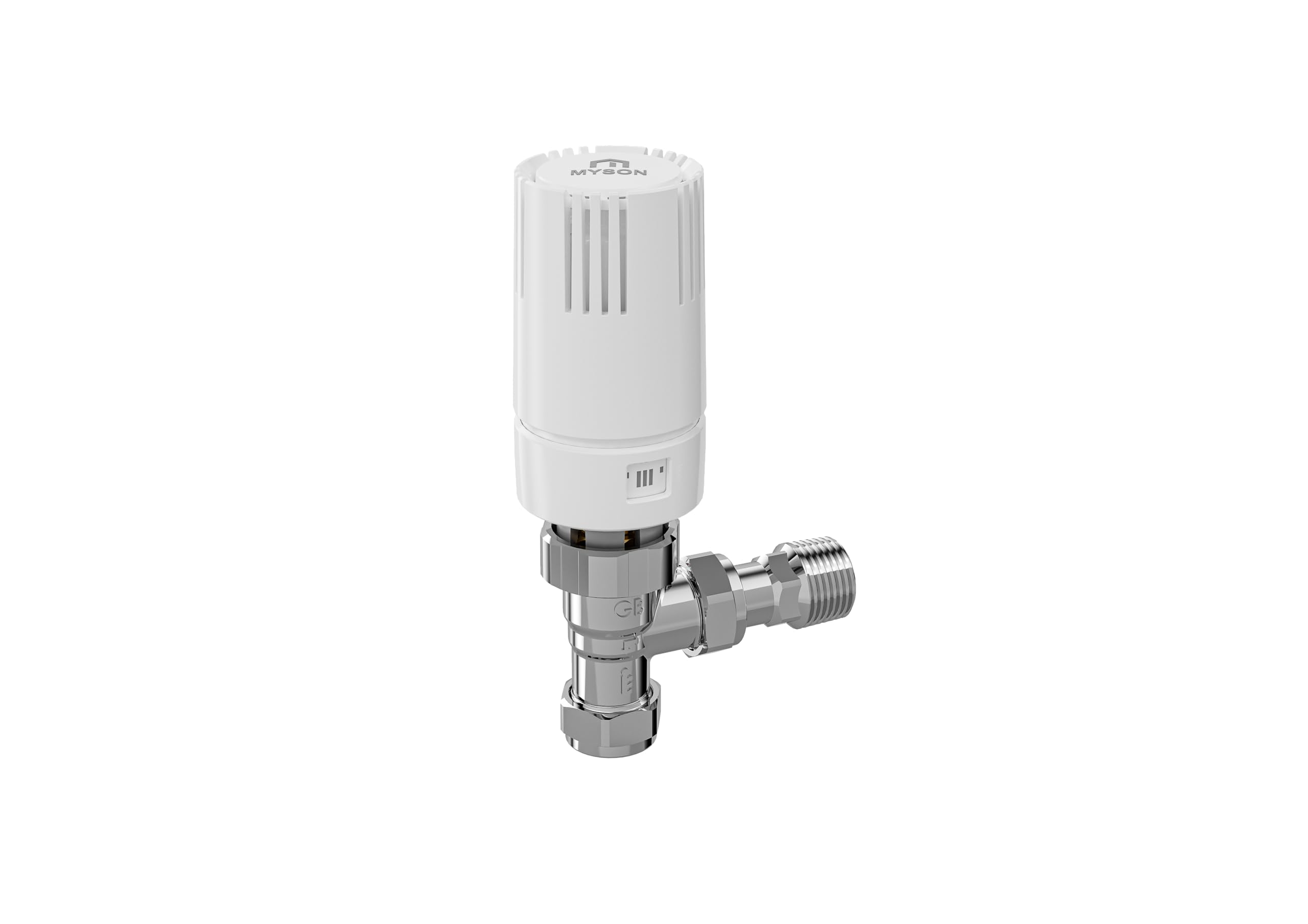 Myson Chrome Trv2 Radiator Valve 15Mm Angled
