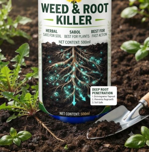 Image of Weed & Root Weed Killer I ALL CLEAR I Ready to Use | Fast-Acting Deep Penetrating Formula | Removes Weeds from Root | Garden, Lawn, Driveway & Pathway Weed Remover Spray (PACK OF 1)