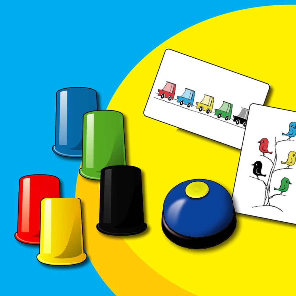 Giochi Uniti - Bicchieri Sprint Seconda Edizione, 2-4 giocatori, 6+Anni, Gioco da tavolo, Edizione italiana, GU797