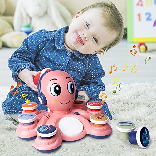 Baby Musical Toys Learning Toys For Toddlers, Octopus Music Toys, Preschooler Musical Educational Instruments Toy For Baby, Birthday Toys For Girls Boys #TOP4