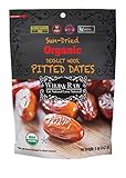 Organic Sun Dried Dates - 5oz (Pack of 6) - Kosher and Non-GMO