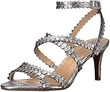 Vince Camuto Women's Footwear Yuria Heeled Sandal, Gleaming Silver, 5.5 Medium US