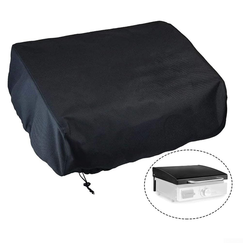 Copertura per barbecue resistente e impermeabile, 57 x 48 x 23 cm, in tessuto di bue 420D, con coulisse regolabile, adatta a griglie da 56 cm, protezione esterna resistente alle intemperie