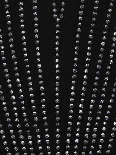 Image of PORRCEY Women's Sexy Rhinestone Mesh See Through Party Night Prom Dress