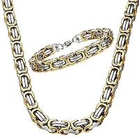 Bracciale Da Uomo In Acciaio Inox Braccialetto Per Maglia A Catena 8mm - Foto 7