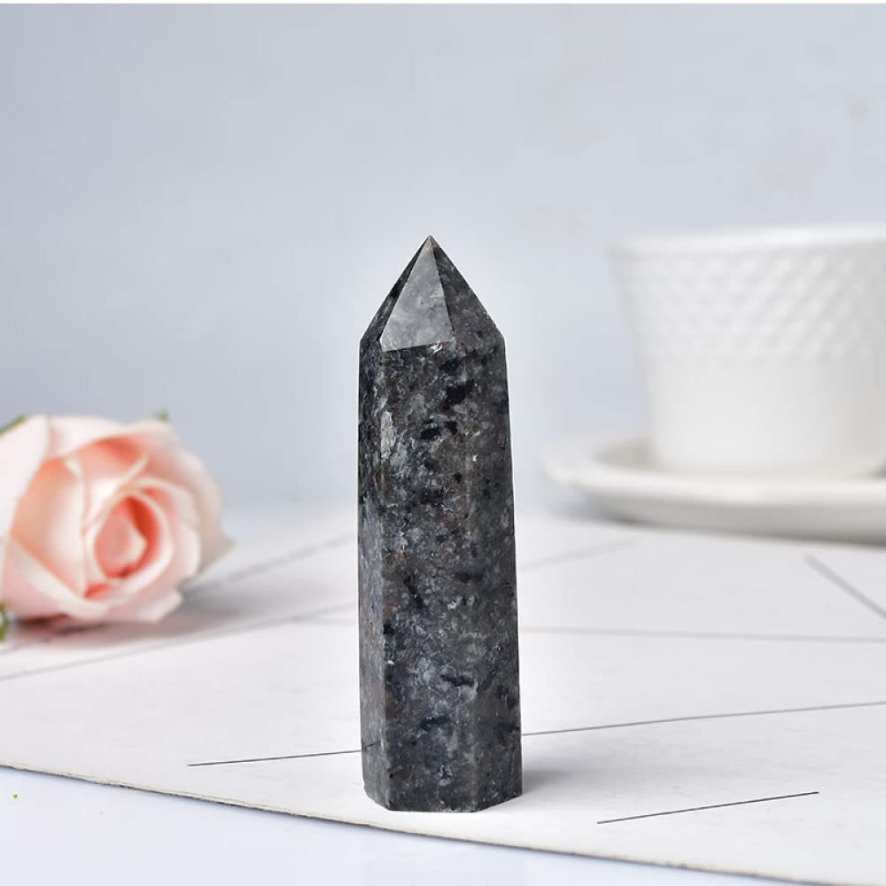 Columna de piedra de llamas para decoración del hogar y meditación en el salón