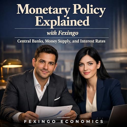 『Monetary Policy Explained with Fexingo: Central Banks, Money Supply, and Interest Rates』のカバーアート