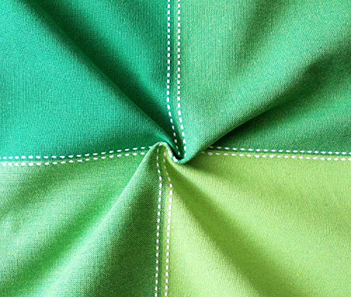 Image of AIRWILL 100% Cotton Square Table Cover for Dining Table | Premium Washable Table Cloth | Soft Durable Fabric for Home Kitchen Restaurant & Coffee Table (Green, 8 Seater)