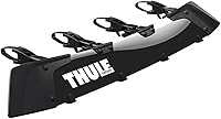 Thule AirScreen XT Wind Fairing for Roof Racks - Reduces Noise, Tool-Free Clip-On Install, Black