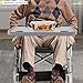 Wheelchair Tray Table, Removable Wheelchair Lap Tray Table w/Cup Holder Phone Slot, Portable Wheelchair Dinner Table Accessories Fits Wheelchair Arms 19.5