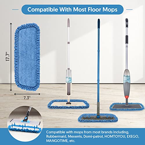 Microfiber Spray Mop Replacement Pads FORSPEEDER 17.7'' Washable