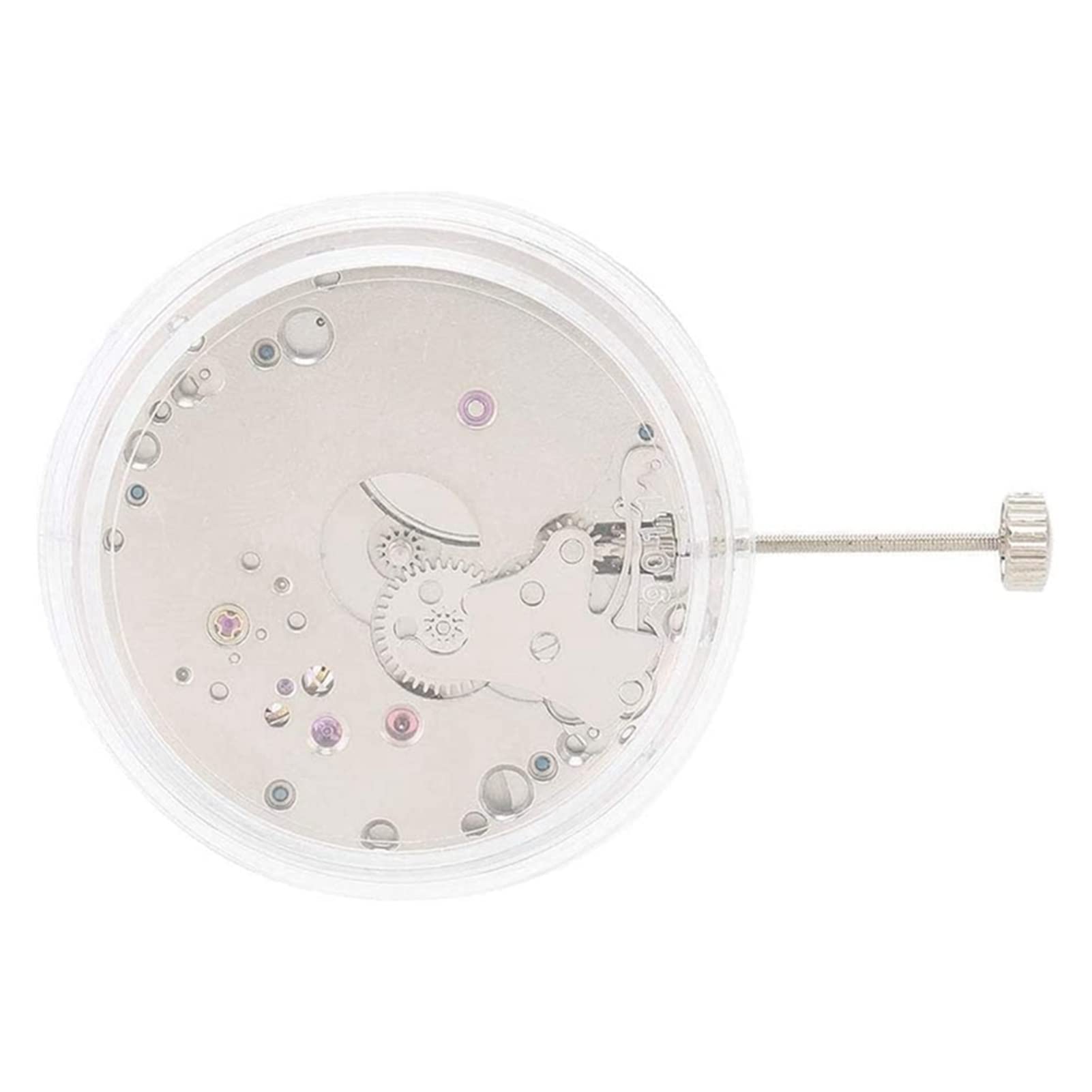 Mecanismo de reloj mecánico automático. Mecanismo de reloj con superficie brillante. Fácil de usar para trabajos de relojería de precisión. Incluye un completo kit de herramientas para la reparac