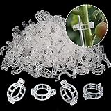 200PCS Plant Support Garden Clips, Vegetable Cages and Supports, Garden Trellis for Climbing Vine...