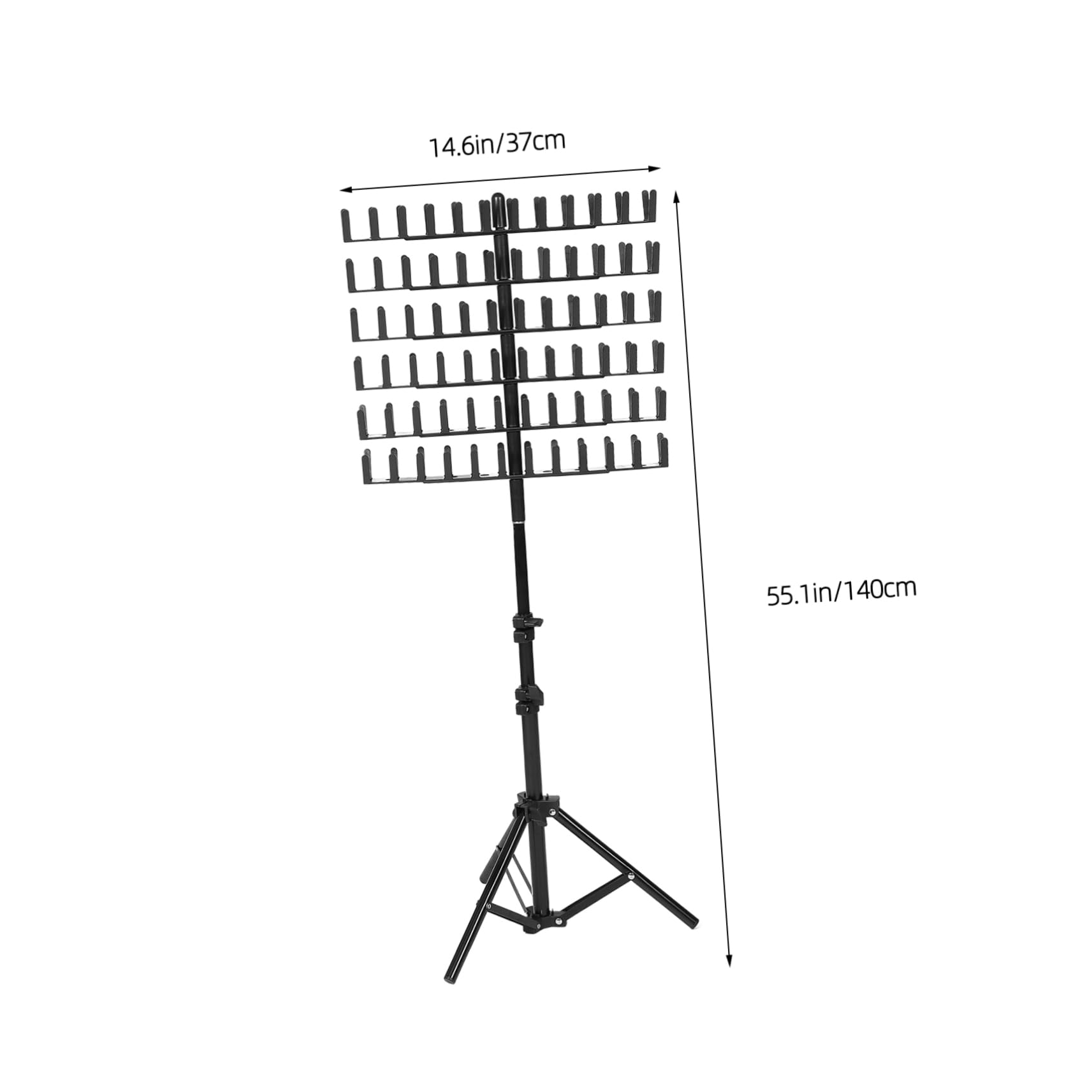 Beatifufu Standing Braid Rack Hair Extension Holder Portable Metal Easy to Use for Hair Salons and Home