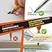 THORVALD New 2-in-1 Carpenter Pencils with Finger Grip for Construction - Incl. 7 Leads + Sharpener - Solid Mechanical Pencils with Fine Point/Best Marking tools Construction/Carpenters/Scriber