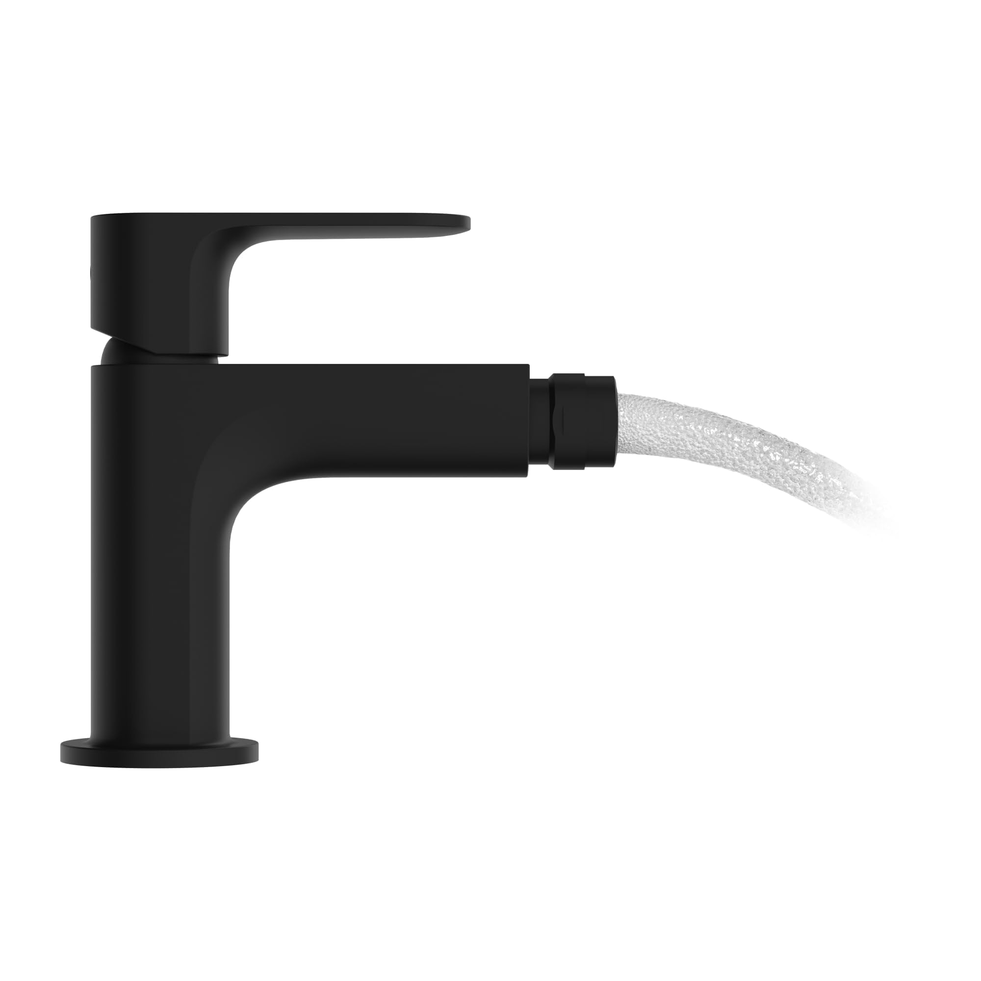 hansgrohe Rebris S Collection Moderner Bidet-Wasserhahn, 1,5 GPM, mattschwarz, 72210671