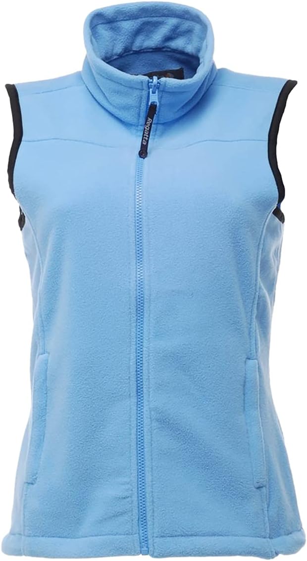 Regatta Womens/Ladies Haber II 250 Series Anti-pill Fleece Bodywarmer/Sleeveless Jacket (12 US) (Black)
