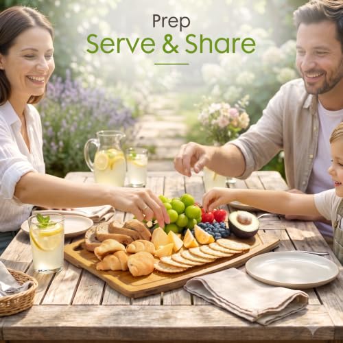 [Prime] 16"×12" Astercook Large Bamboo Cutting Board w/ Juice Groove - image 5