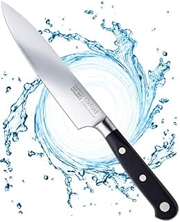 Taylors Eye Witness Oxford Medium Chef Knife - 15cm/6 Full Tang Blade, Taper Ground Stainless Steel. Traditional Triple Steel Rivet Comfort Handle. Razor Sharp.