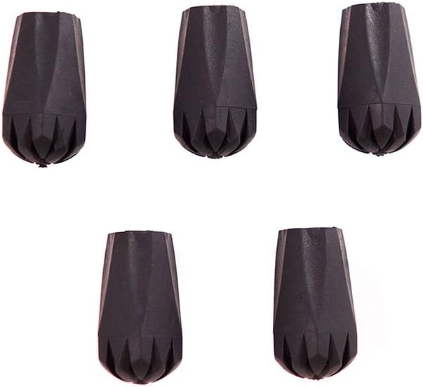 Montem Trekking Pole Tip Protectors/Hiking Pole Replacement Tips - Fits All Standard Hiking/Trekking/Walking Poles - Pack of 5 Crafted