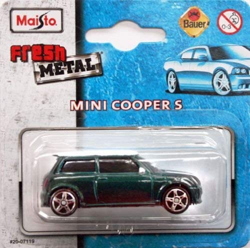 Preisvergleich Produktbild MAISTO Mini Cooper S - 1:64 - Farbe: dunkelgrün