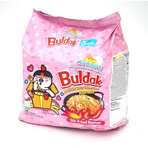 Samyang Carbonara Flavor Buldak Ramen Pack of 5