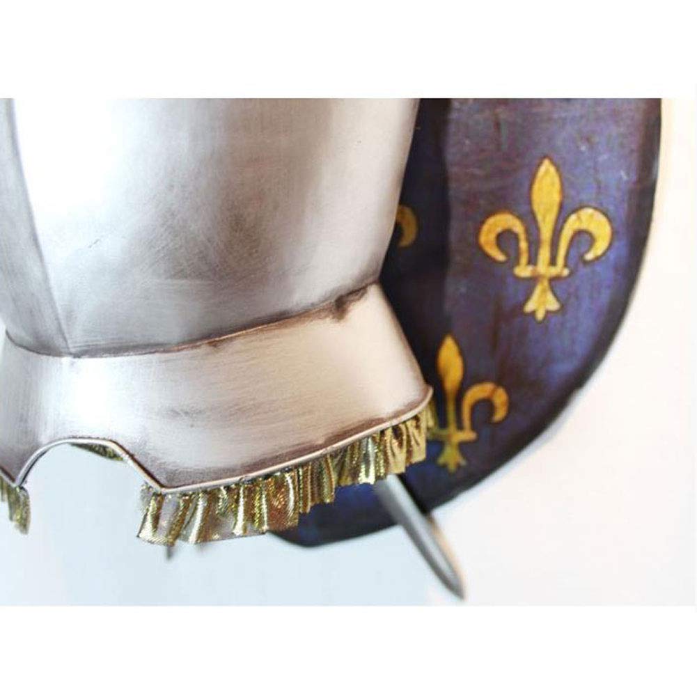 Amazon.co.jp: 盾と剣のセット鎧の壁の装飾ヴィンテージの壁掛け