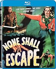 Image of None Shall Escape Blu ray. Brand catalog list of . Scored with a 3.0 over 5.