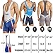 WMIERFI Men's Wrestling Singlets Athletic Supporters Bodysuit Slim Fit Sports Active Jumpsuits Leotard Underwear