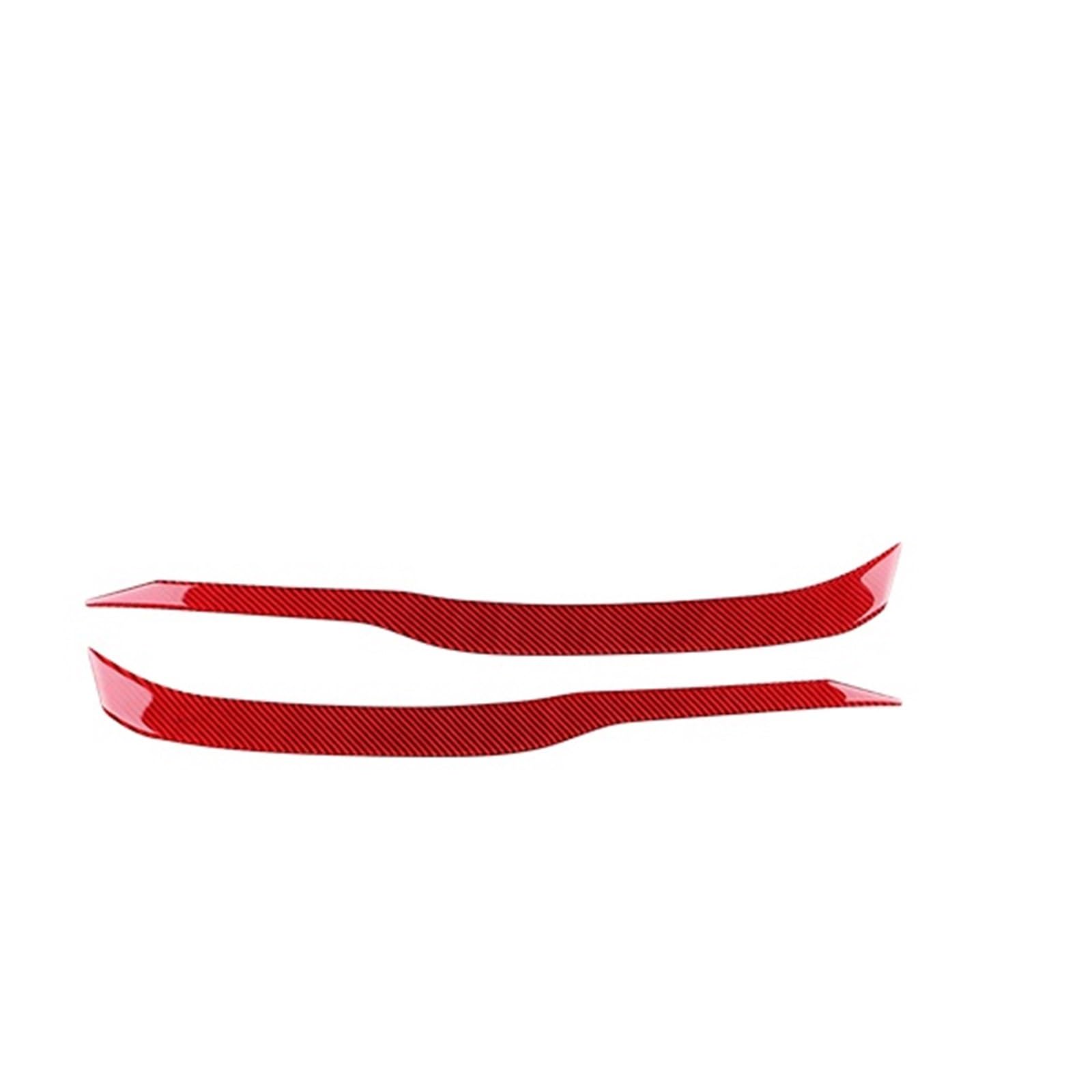 Car Trim Interior for Mustang GT 2024 2025 LHD RHD Car Driver Passenger Seat Panel Decor Interior Trim Interior Mouldings(Red Carbon)