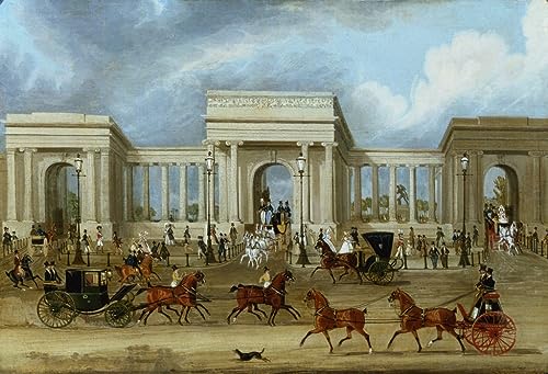 Peinture sur toile Hyde Park Corner 60x90cm déco chambre