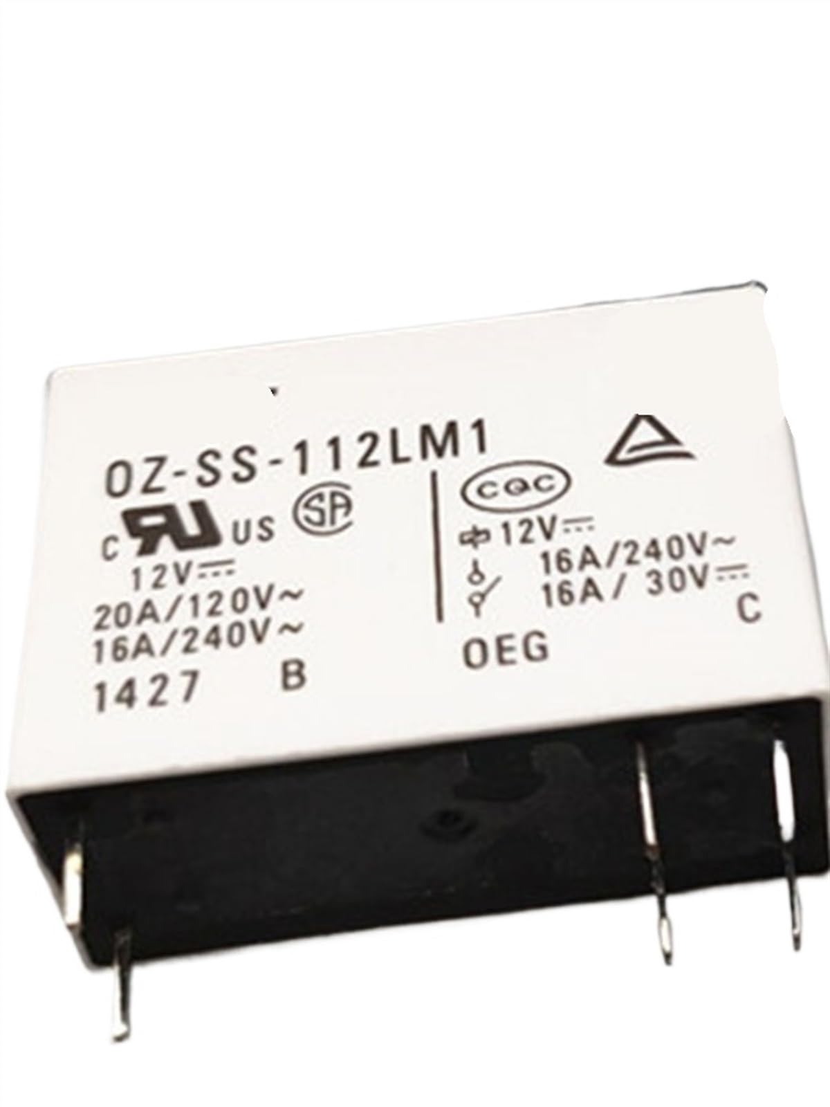 Relais 12 V OZ-SS-112LM1 en lot de 10 pièces pour circuit imprimé