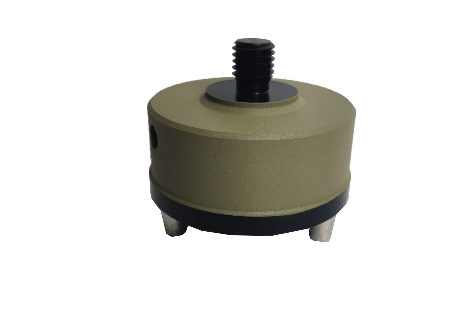 Adaptador fijo, base adaptador tribrach trípode para montaje GPS, prismas retro y sistemas de objetivo