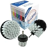 ProSMF Drill Brush Set - Power Scrubber - Cleaning Brush for Car Washing - Car Detailing - Carpet -...