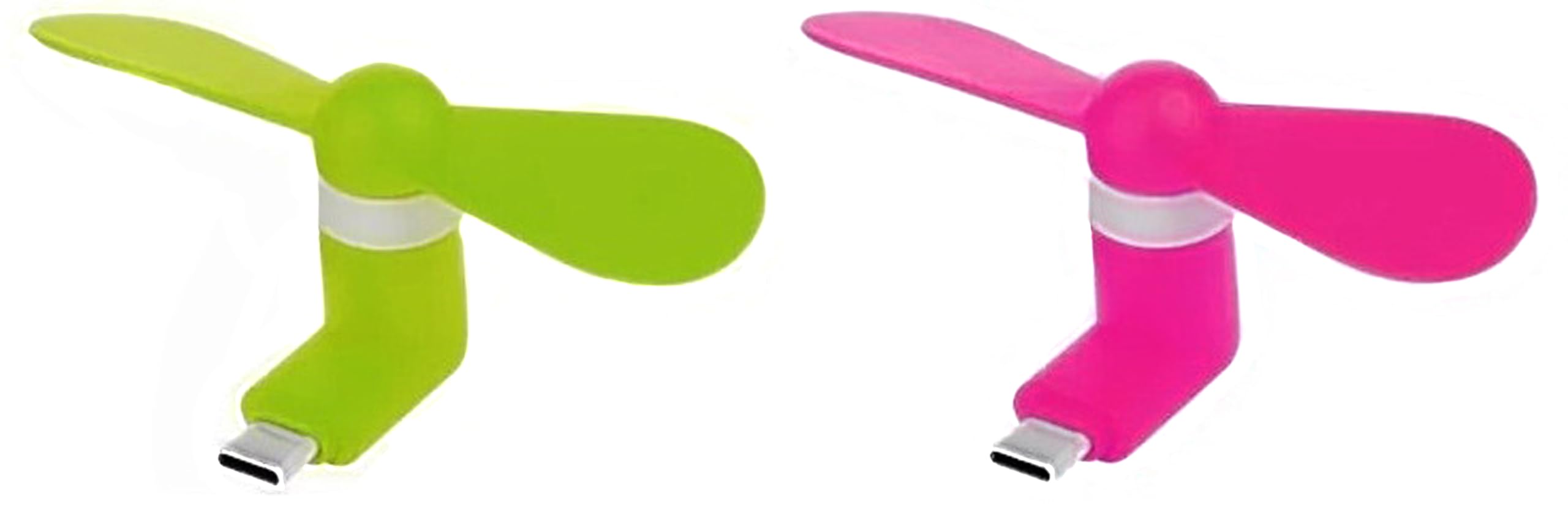 Duxk Combo of 2 Pcs. Mini Type-C Fan Mini Fan 2-Blade Fan High Speed USB Fan, Mini Mobile Cooler, Mini fan Support with All Android & Type-C Smatphones (Multi-colour) (Green & Pink) (B0CYL68CV2) Amazon Price History, Amazon Price Tracker