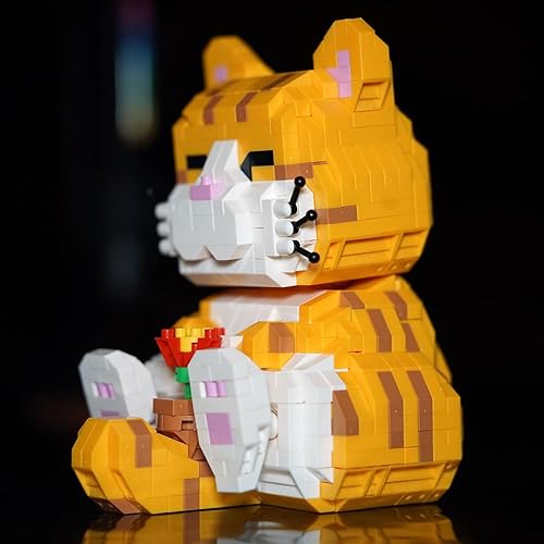 Miniatura 9 de Myweyde Micro Mini Panda Building, Micro Mini Bloques, Juegos de Construcción de Animales PandaGatoPerro, Panda Lindos Animales (Gat - 834 piezas)