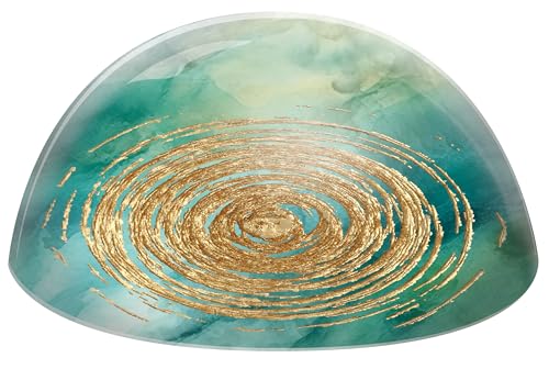 Butzon & Bercker GlasMoment „Spirale des Lebens“ – Kristallglas Deko & Briefbeschwerer Ø 3,8 cm – Geschenkidee für Zuhause, Büro & Fensterbank