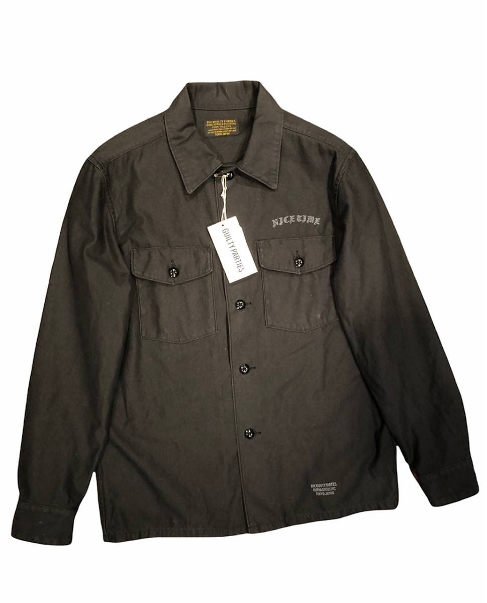 Amazon | WACKO MARIA JAPAN CLASSIC ARMY SHIRT 虎 プリント  