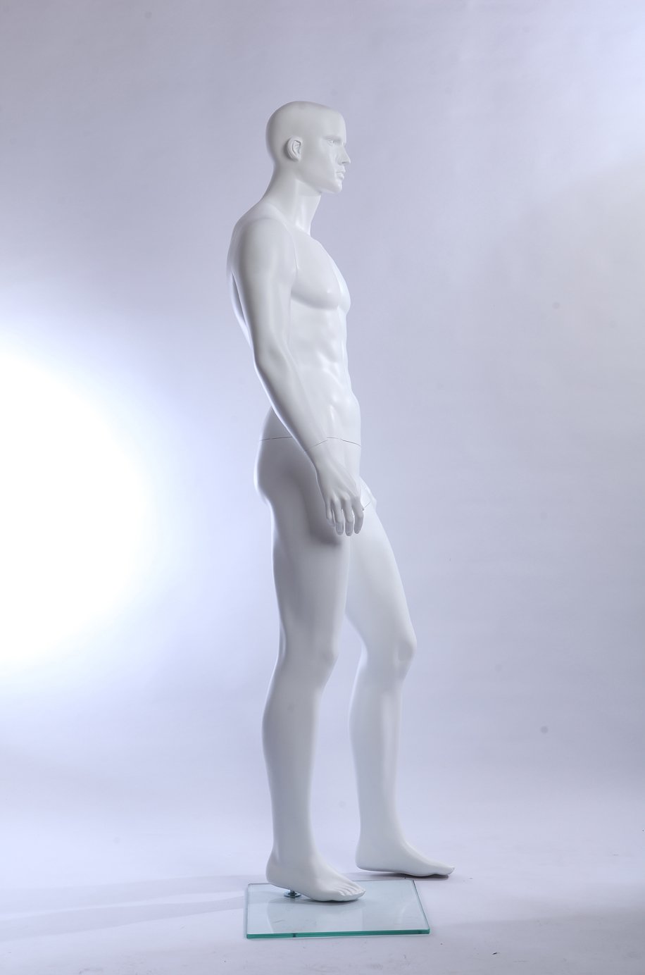 Euroton XM11-6 weiß in matt lackierte abstrakte Schaufensterpuppe Mannequin Mann Male