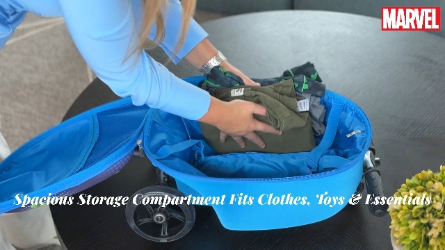Amazon.com | Marvel Spiderman Ride On Scooter Suitcase for Kids