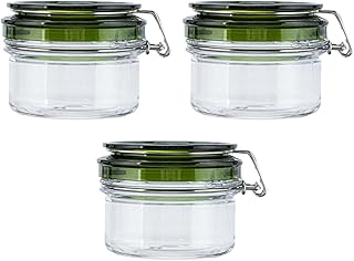 3 Pcs 120ml Pet Refillable Cosmetic Cream Jar...