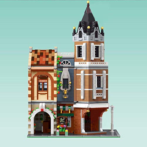 n.g. Wohnkultur Architektur Bausteine Modell 3039+Pcs World Town Taverne Teehaus Stadthaus Straßenansicht Stadthaus… – Bild 7