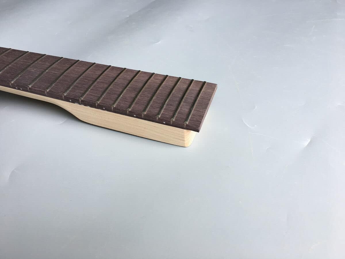 Maple Electric Guitar Neck 22 Fret 25.5inch Ebony Fretboard Paddle Head Bolt on heel Electric Guitar Neck Replacement