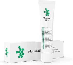 ManukaLind Wundheilsalbe (15g) - Natürlich wirksam mit Manuka-Honig MGO 514+ - Wund und Heilsalbe für alle Wundheilungsphasen - Zuhause und Unterwegs
