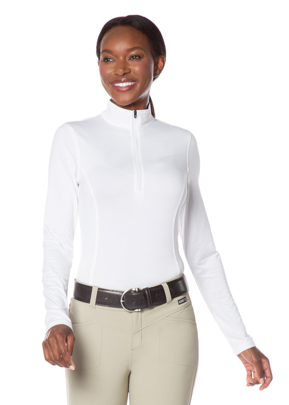 Kerrits Damen Ice Fil Lite Long Sleeve Riding Shirt Reitshirt