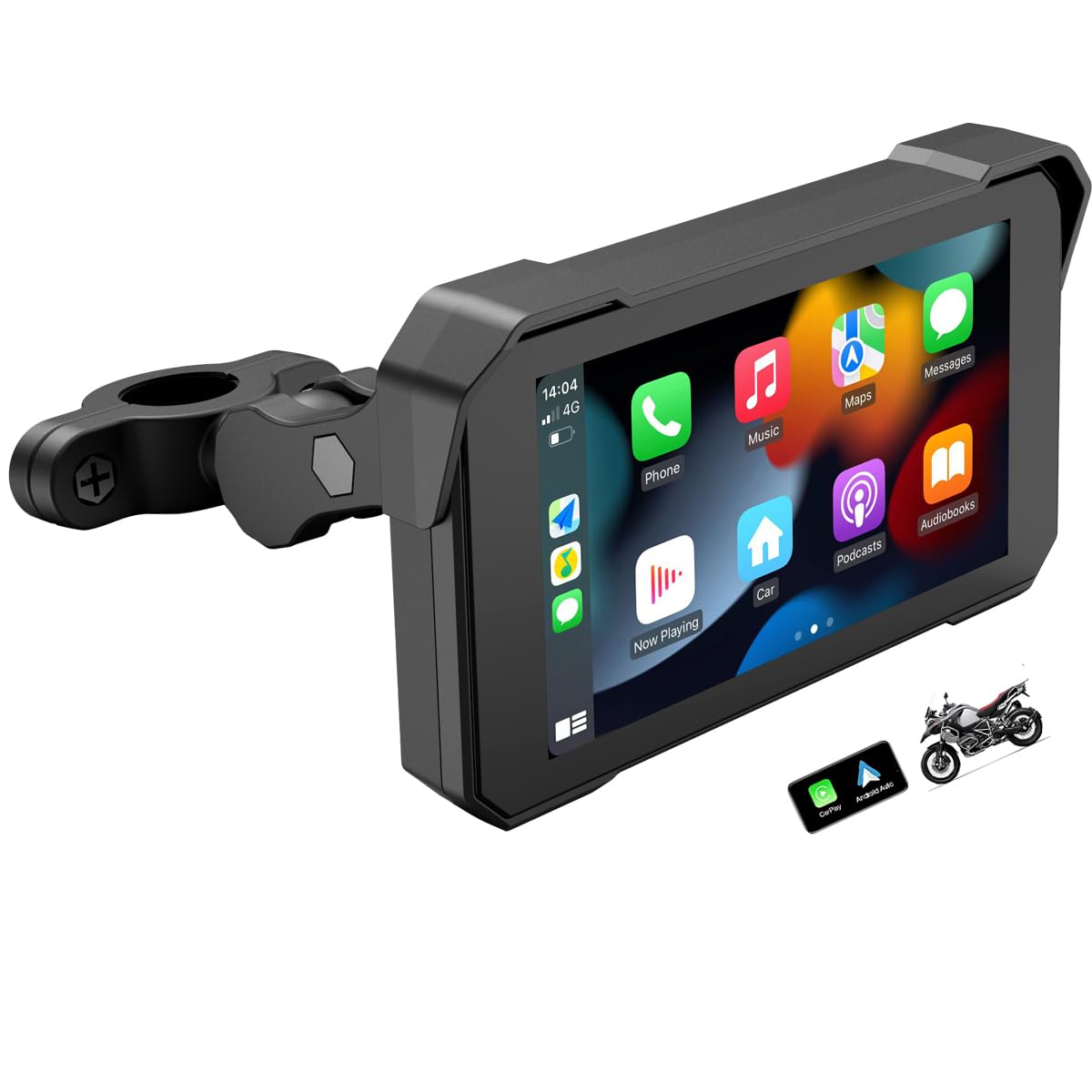 INNOVV N2 6 inch Apple Carplay scherm voor motorfiets, touchscreen draadloos Apple CarPlay & Android Auto GPS-navigatiesysteem, 5G Wi-Fi, IP67 waterdicht, Bluetooth, parkeermodus, Siri, App Connect INNOVV N2 6 inch Apple Carplay scherm voor motorfiets, touchscreen draadloos Apple CarPlay & Android Auto GPS-navigatiesysteem, 5G Wi-Fi, IP67 waterdicht, Bluetooth, parkeermodus, Siri, App Connect