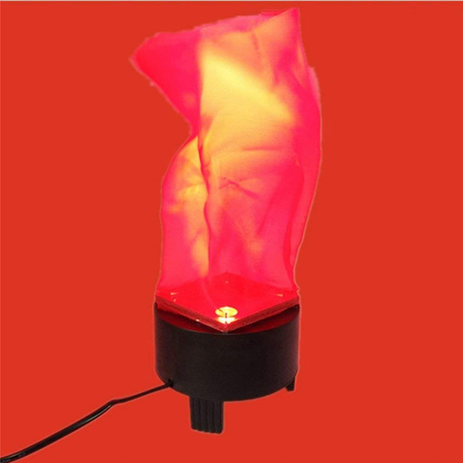 Amazon.co.jp: LED フェイク ファイヤーフレーム ライト 3D 揺らめく炎