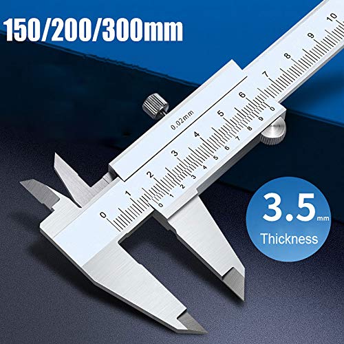 Calibrador Vernier de Acero Carbono 0-200mm miniatura 4